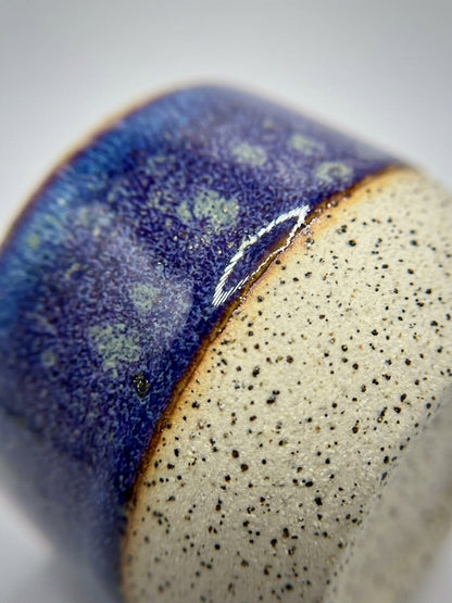 CELESTIAL INDIGO HORIZON - Handcrafted Stoneware Vessel