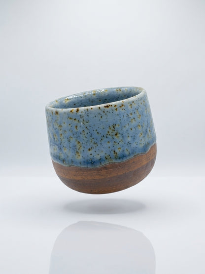 CERULEAN BLUSH - Handcrafted Stoneware Vessel