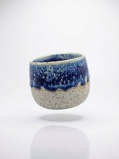 COBALT FROST - Handcrafted Stoneware Vessel