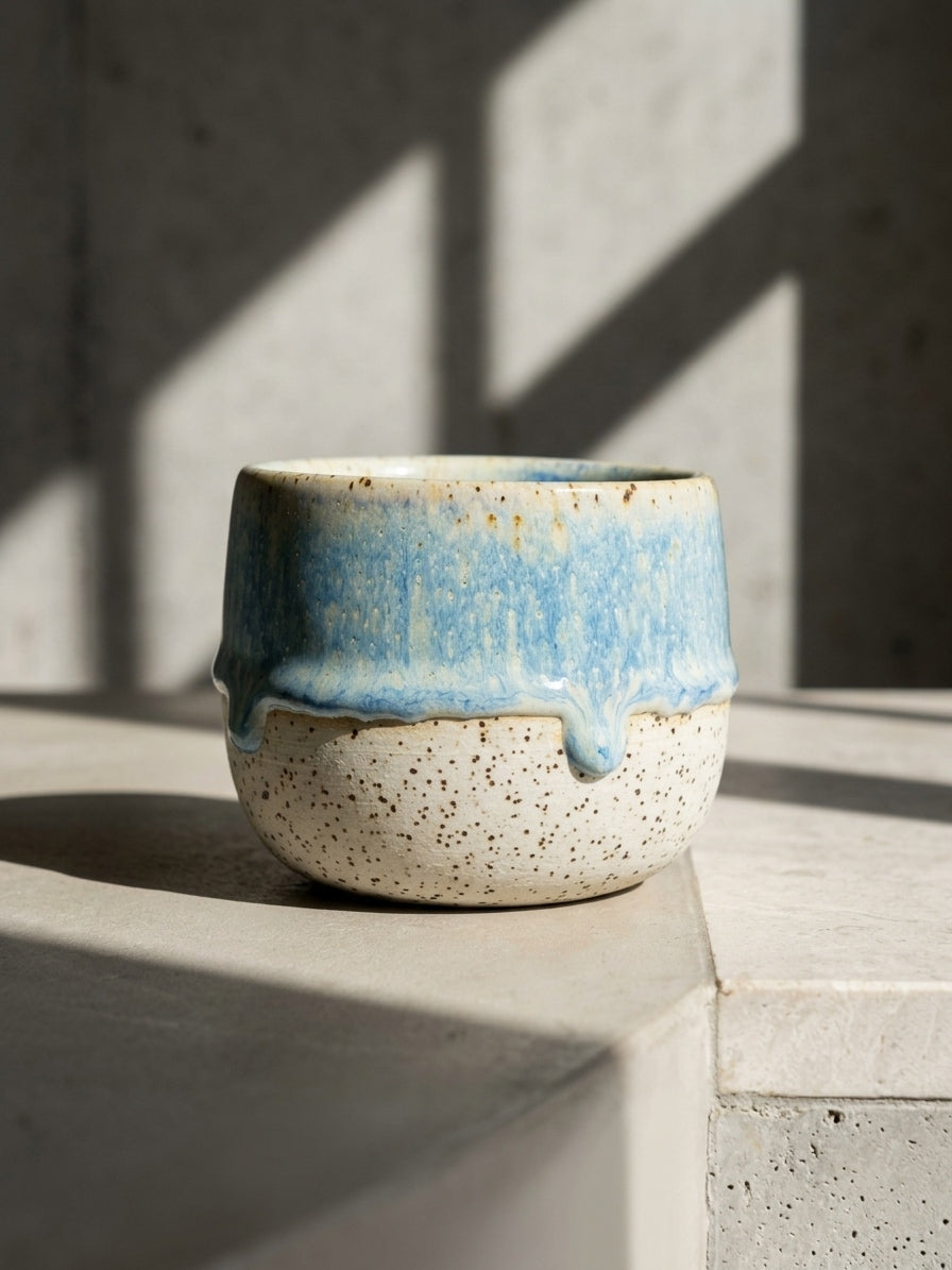 GLACIAL TIDE - Handcrafted Stoneware Vessel
