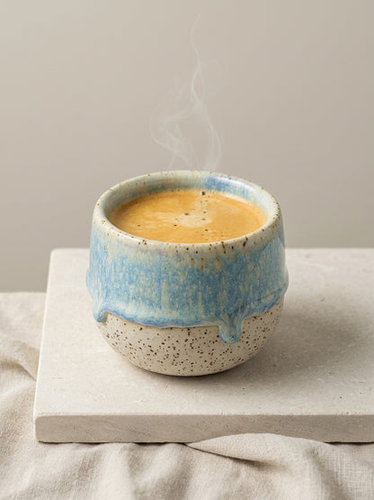 GLACIAL TIDE - Handcrafted Stoneware Vessel