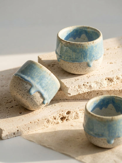 GLACIAL TIDE - Handcrafted Stoneware Vessel