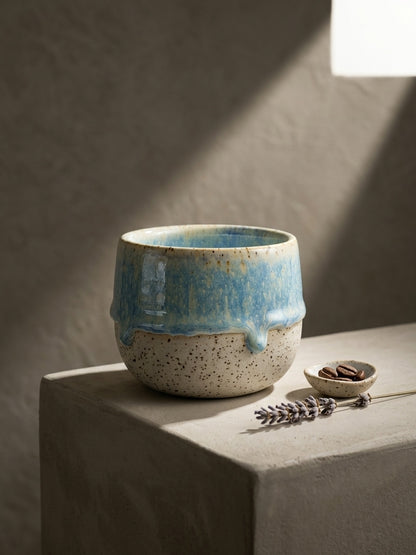GLACIAL TIDE - Handcrafted Stoneware Vessel