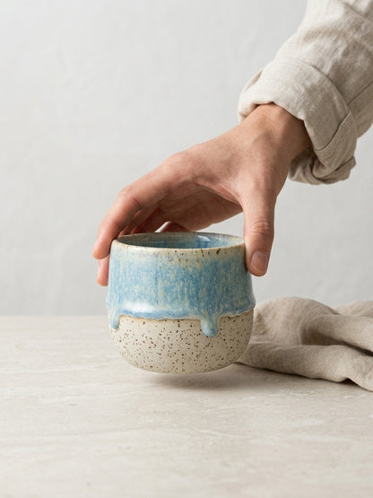 GLACIAL TIDE - Handcrafted Stoneware Vessel