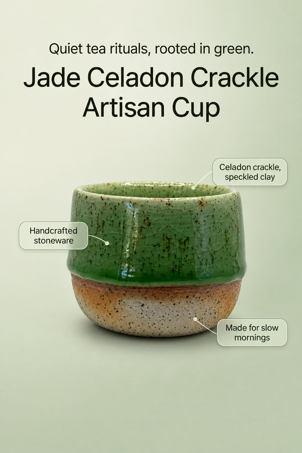 JADE CELADON CRACKLE