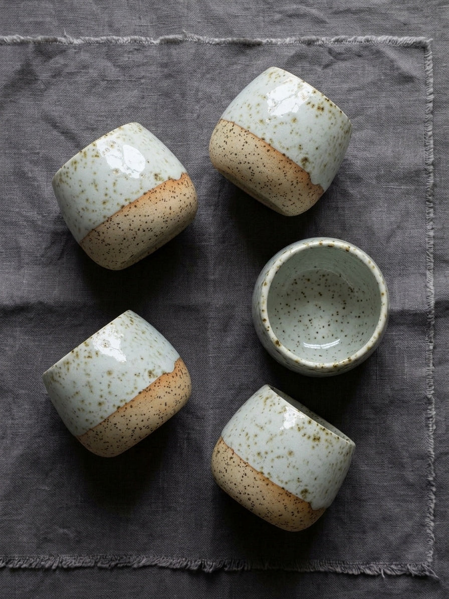 DESERT OAT SPECKLE - Handcrafted Stoneware Vessel