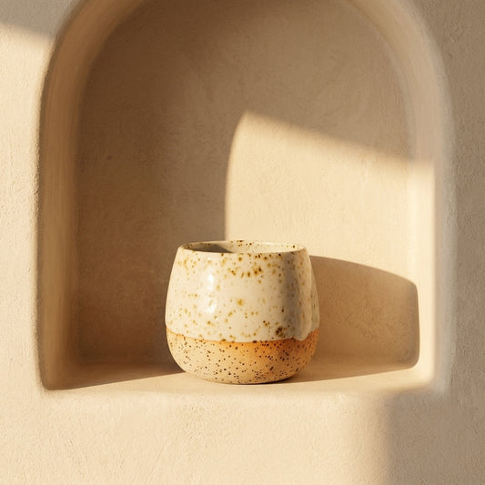 DESERT OAT SPECKLE - Handcrafted Stoneware Vessel