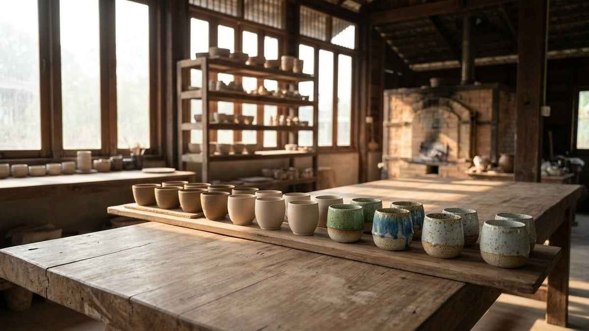 Vessels Shaped by Mountain Clay, Living Fire, and Modern Morning Rituals.