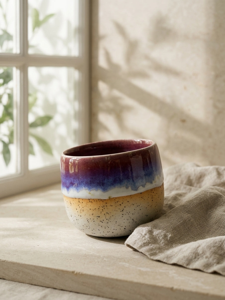 TWILIGHT HORIZON - Handcrafted Stoneware Vessel