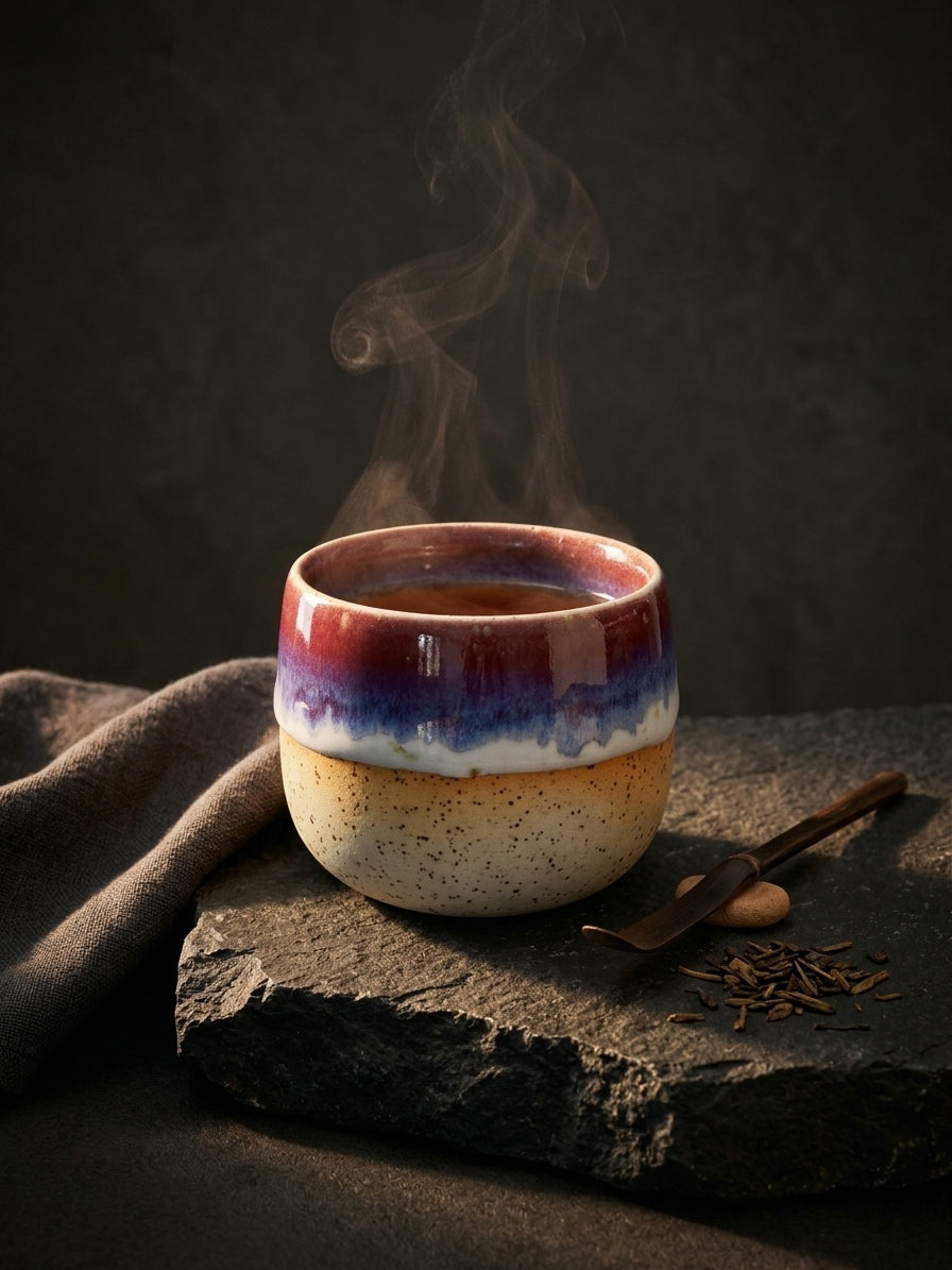 TWILIGHT HORIZON - Handcrafted Stoneware Vessel