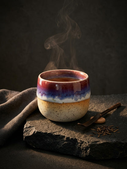 TWILIGHT HORIZON - Handcrafted Stoneware Vessel