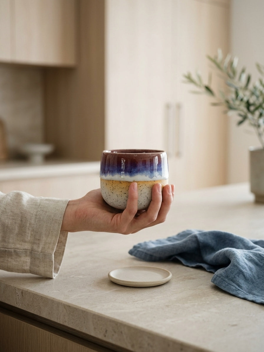 TWILIGHT HORIZON - Handcrafted Stoneware Vessel